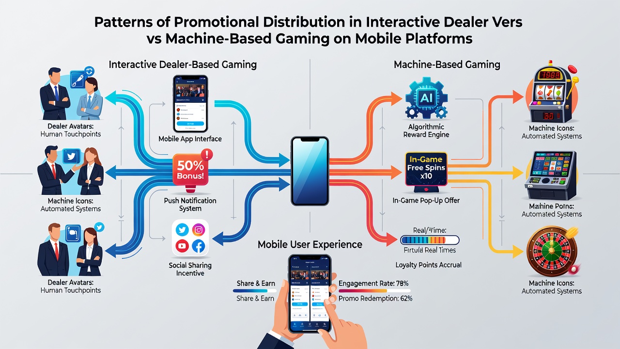 Darstellung mobiler Nutzungsmuster bei Dealer- und Automatenspielen mit Fokus auf Promotionselemente